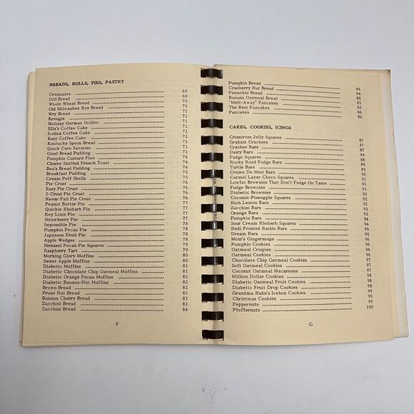 Vintage Cookbook The Good Cooks Cook Book Our Favorite Recipes Spiral Bound - Picture 7 of 10